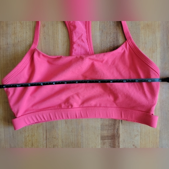 Fabletics Peri, Coral Square Neck Racerback Sports Bra,  Small, Lace-Up - Picture 8 of 8